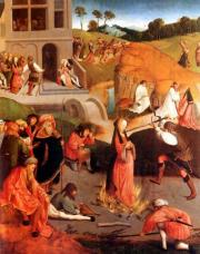 Geertgen tot Sint Jans követője: Szent Lúcia mártíromsága